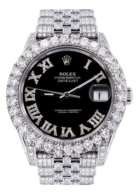 ice out rolex fake|rolex datejust 41 iced out.